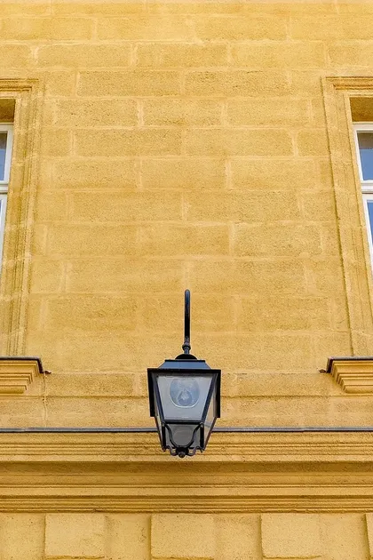 Badtextilien grund orange weiß 